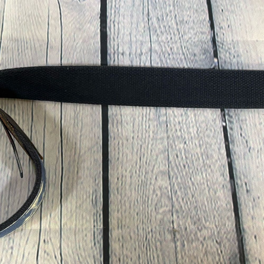 Vineyard Vines Sportfisher Canvas Leather Preppy Nautical Casual Club Belt 34 - Picture 8 of 10